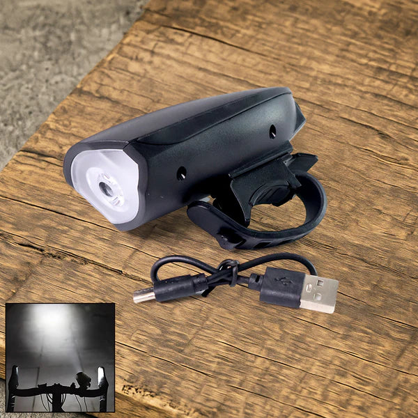 1718 Bicycle Horn With Led Light Work On Battery