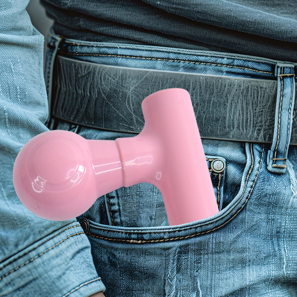 12673 Black Mini Pocket Size Vibrator Full Body Massager Cordless One Button Operation For Body Pain Relaxation