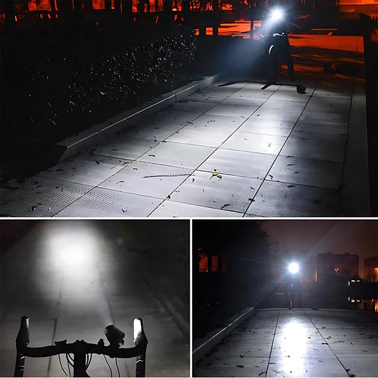 1718 Bicycle Horn With Led Light Work On Battery