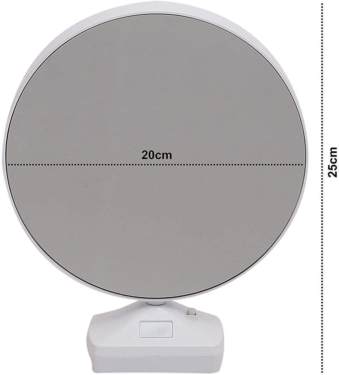 0860 Plastic 2 In 1 Mirror Come Photo Frame With Led Light