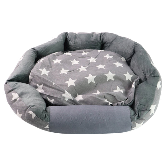3xl Extra-large Star Pattern Round Pet Bed For Cats  Small Dogs