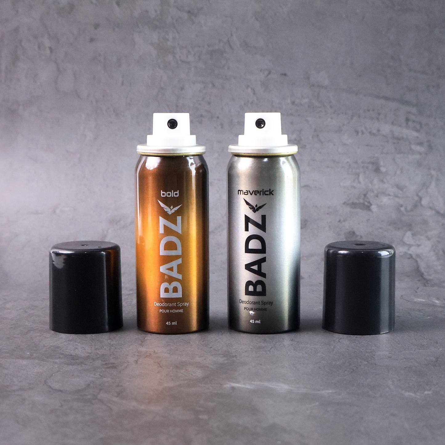 Badz Long-lasting Premium Deodorant Body Spray For Men (1 Pc Mixed Fragrance 45 Ml)