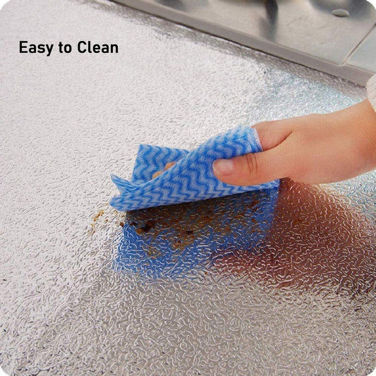 Aluminium Kitchen Wall Sheet Aluminium Without Adhesive (3 Pc 50x90 Cm)