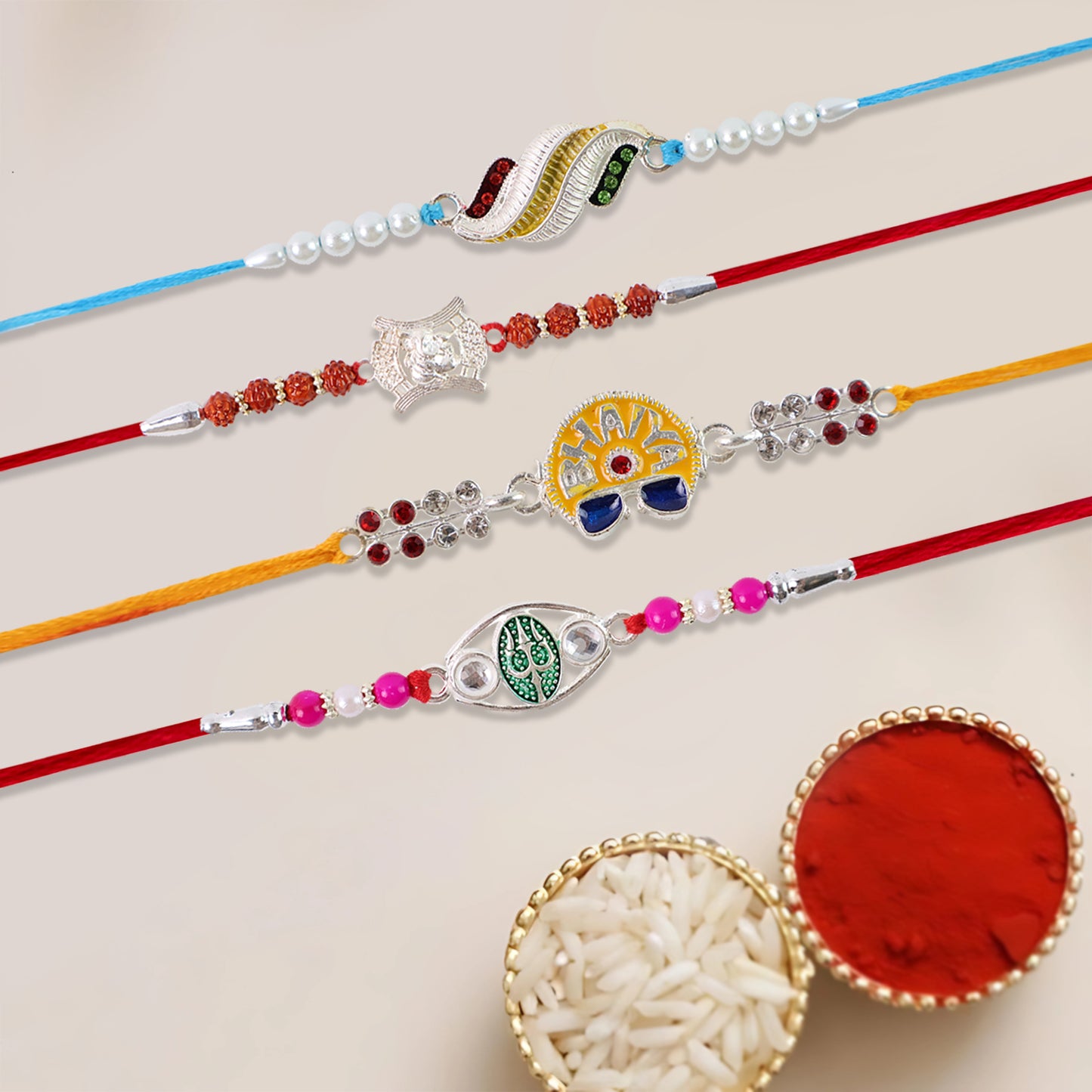 Premium Designer Rakhi Gift Box Traditional Trendy Collection