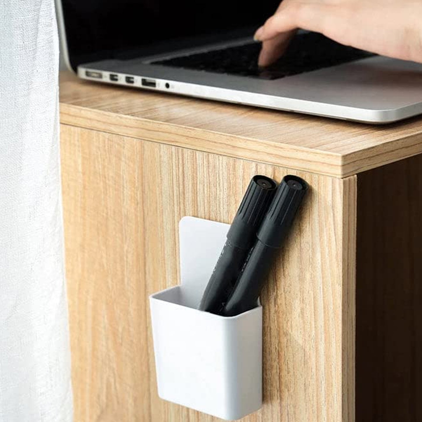 8485 Multipurpose Plastic Wall Mounted Remote Mobile Holder Stand (Pack Of 4)