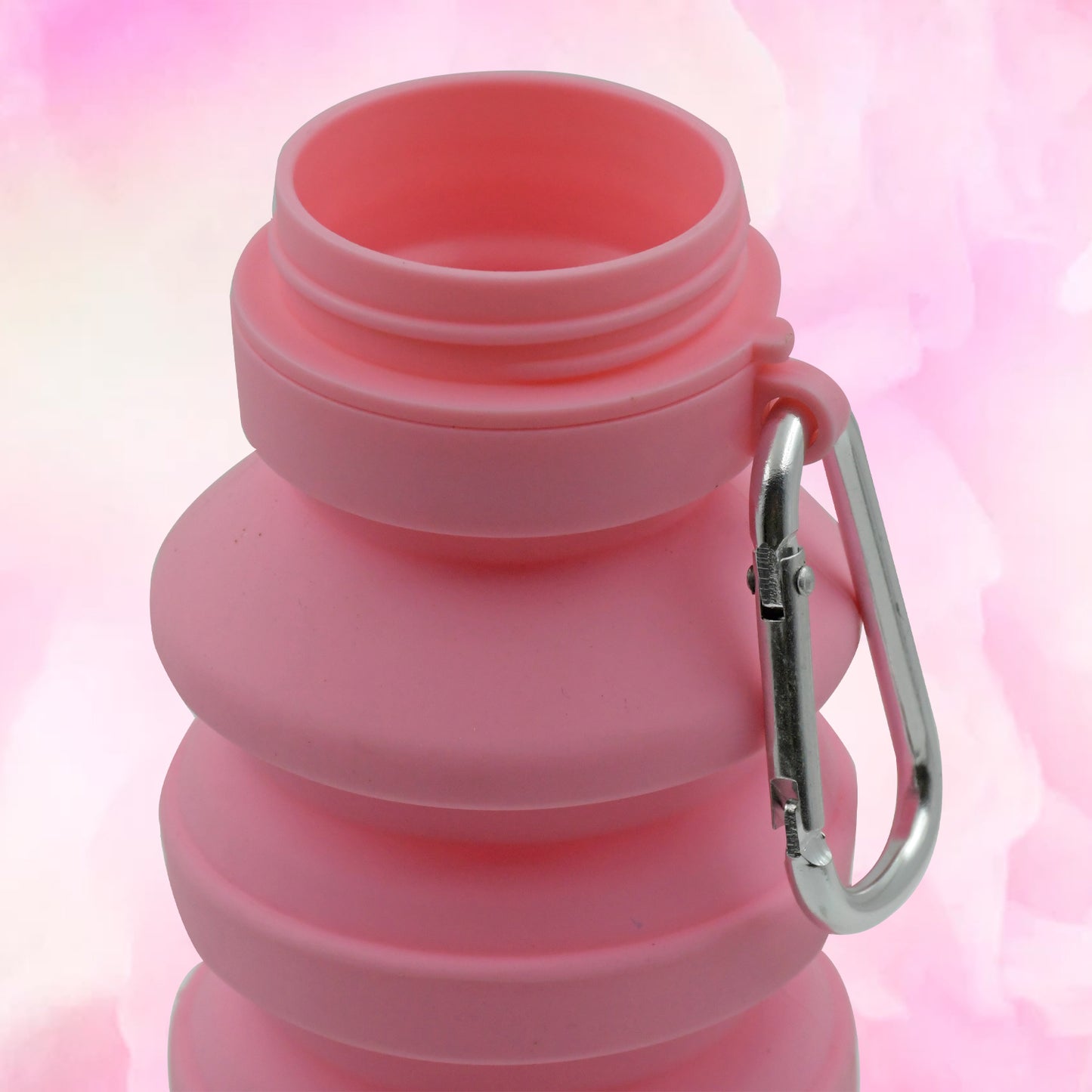 Foldable Water Bottle Silicone Leak Proof Portable Sports Travel Water Bottle For Outdoor Gym Hiking (1 Pc 24 Cm Foldable)