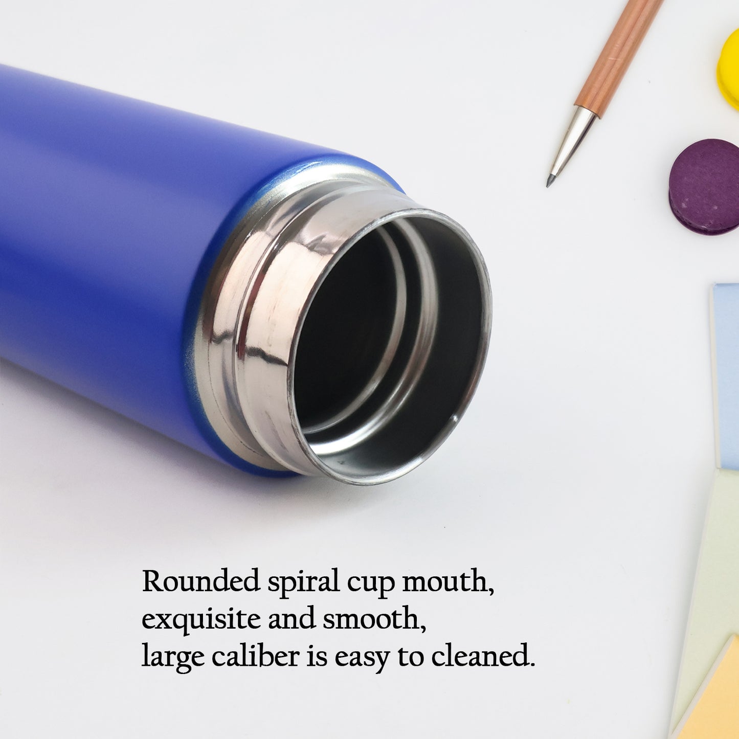 Blue Vacuum Insulated Water Bottle (1 Pc 500ml)