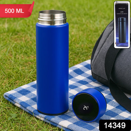 Blue Vacuum Insulated Water Bottle (1 Pc 500ml)