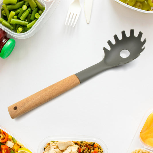 Plastick Kitchen Accessories Whisk Pasta Spoon Soup Spoon Heat Resistant Non Stick Spoons Kitchen Cookware Items (1 Pc )