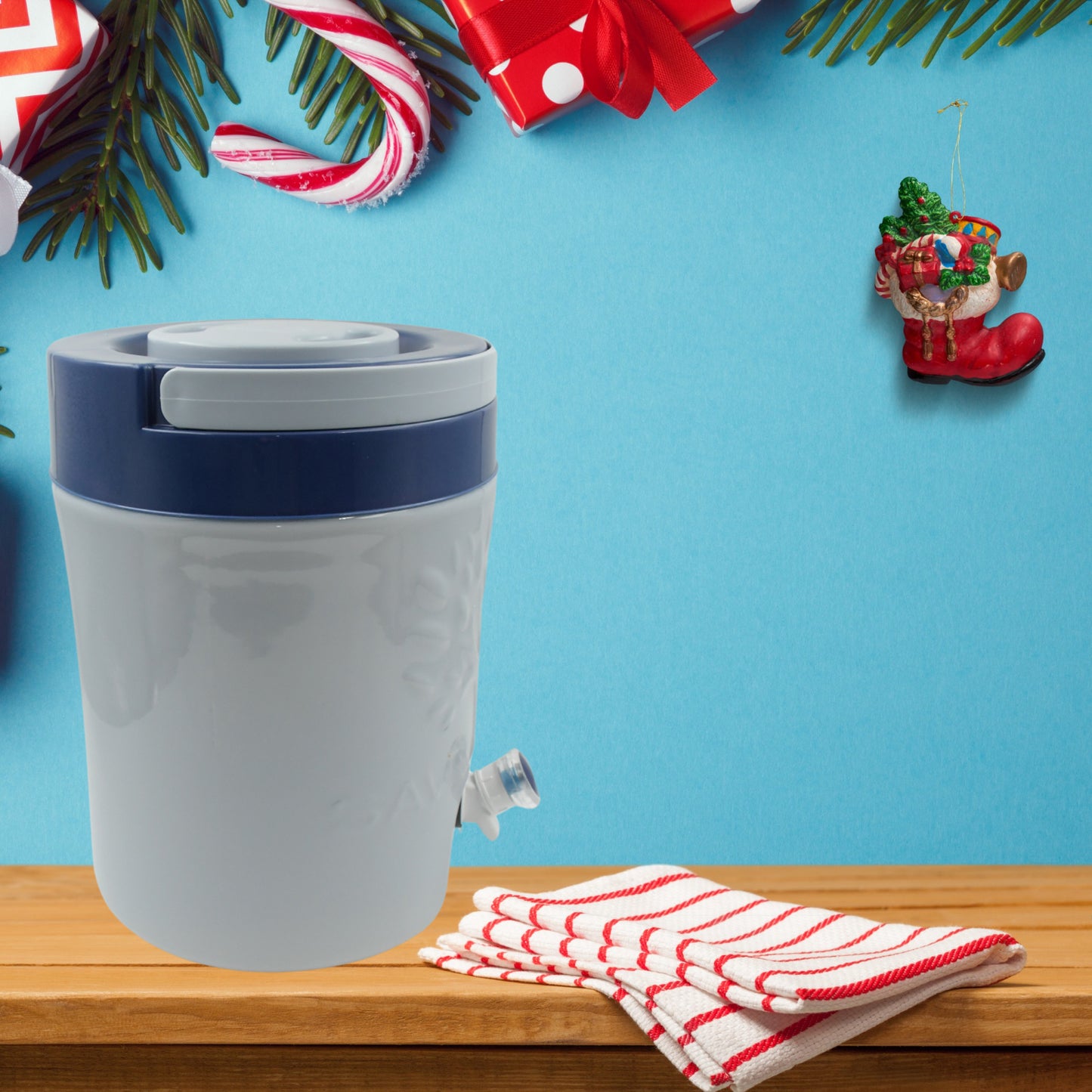 Insulated Plastic Water Rover Jug With A Sturdy Handle Water Jug Camper With Tap Plastic Insulated Water Water Storage Cool Water Storage For Home Travelling (2500ml 7500ml 12000ml)