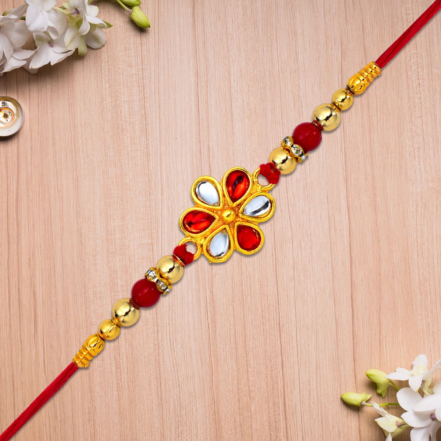 Traditional Beaded Floral Design