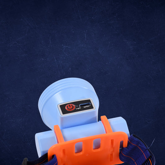 Mini Rechargeable Power Headlamp With Plastic Case (1 Pc)