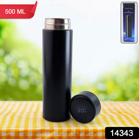 Black Vacuum Insulated Water Bottle (1 Pc 500ml)