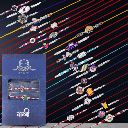 Premium Designer Rakhi Gift Box Traditional Trendy Collection