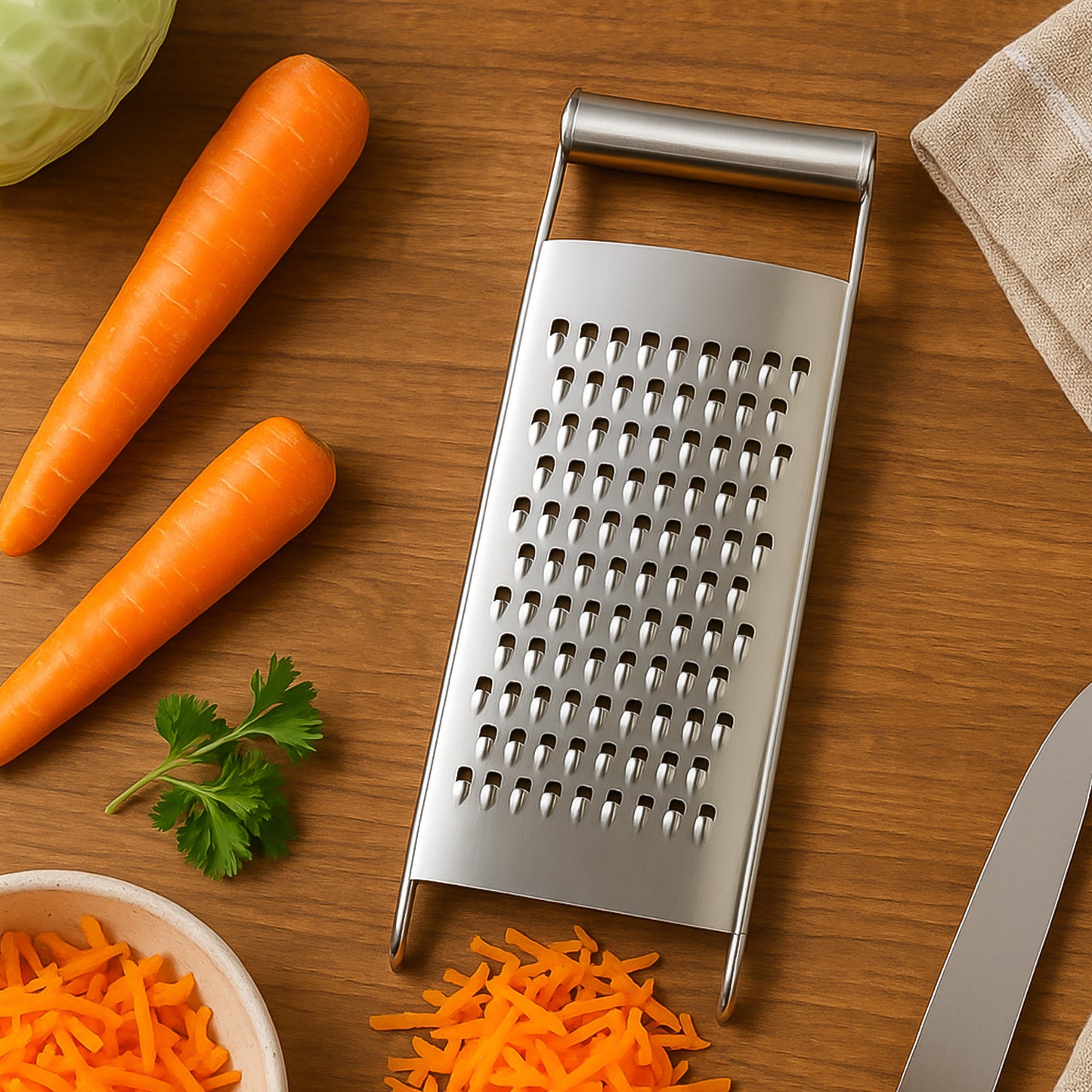 Ritu Premium Stainless Steel Handheld Grater Slicer (1 Pc)