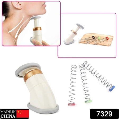 7329 Massager For Men Women Double Chin Up Neckline Slimmer Machine And Jawline Exerciser Tool With Neck Slimming Rubber Chinfat Reducer Exerciser (1 Pc)