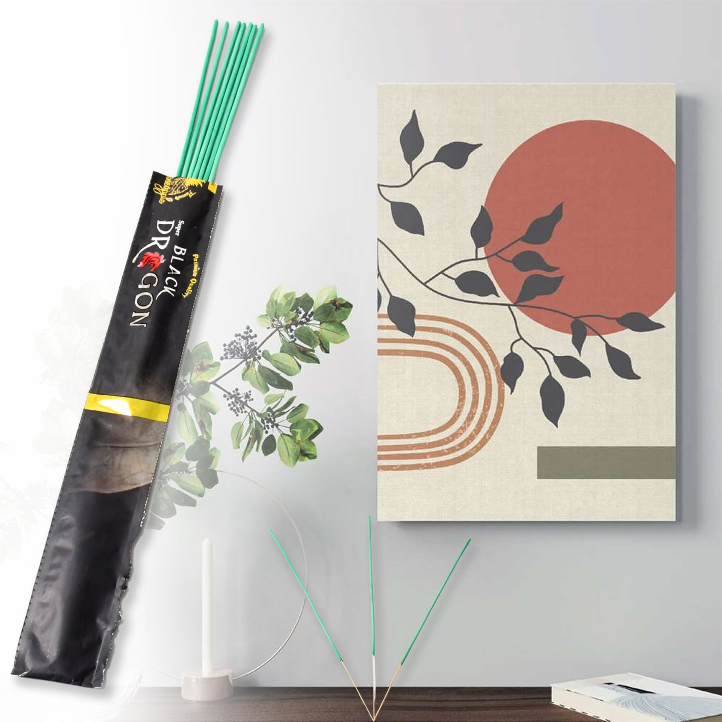 Mosquito Agarbatti Stick Herbal Mosquito Agarbatti (1 Packet 10 Sticks) (Incense Stick)