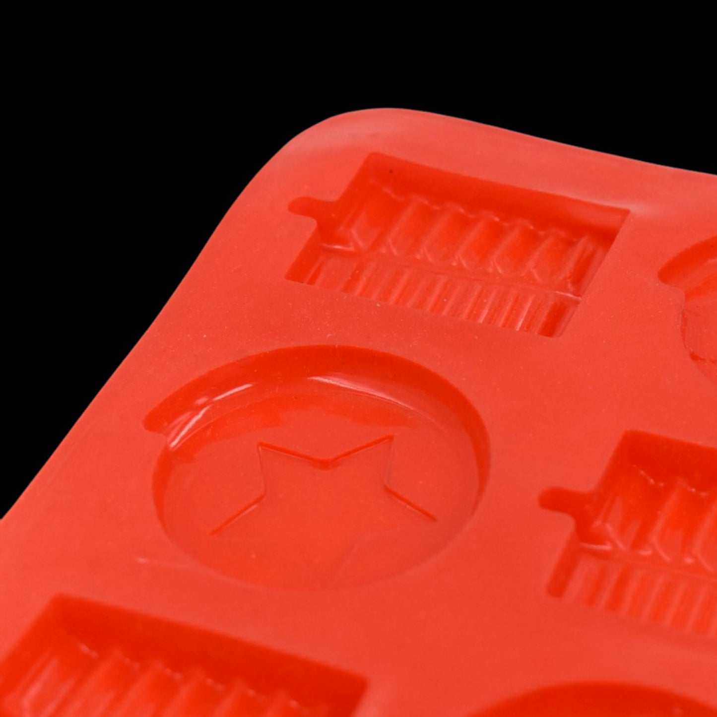 4882 6cavity Chocolate Mould Tray Cake Baking Mold Flexible Silicon Ice Cupcake Making Tools
