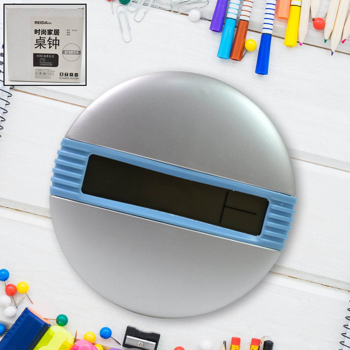 Minimalist Desktop Alarm Clock Simple Design Powerful Function
