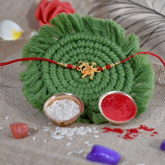 Hanumaan Ji Holding Dronagiri Mountain Rakhi