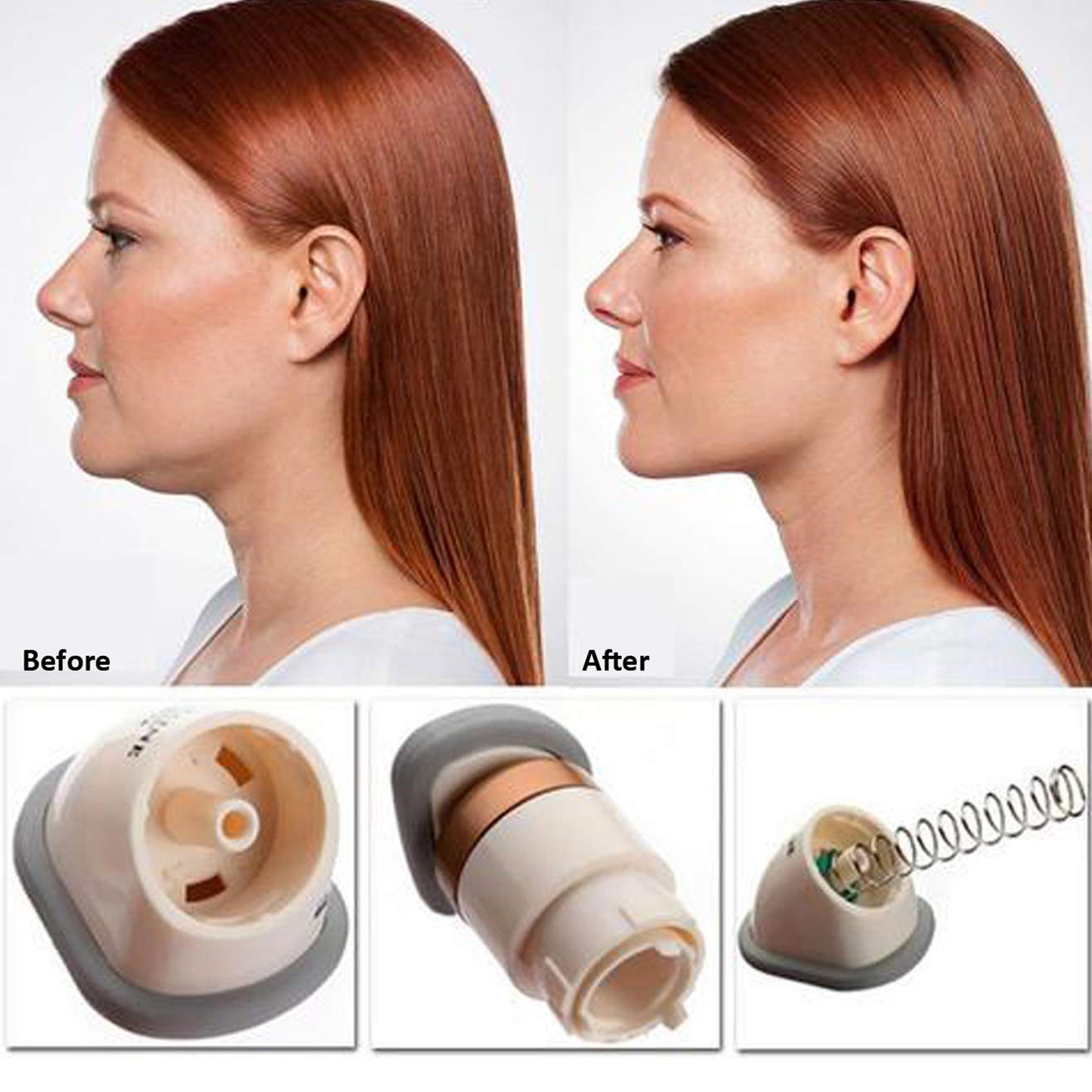 7329 Massager For Men Women Double Chin Up Neckline Slimmer Machine And Jawline Exerciser Tool With Neck Slimming Rubber Chinfat Reducer Exerciser (1 Pc)