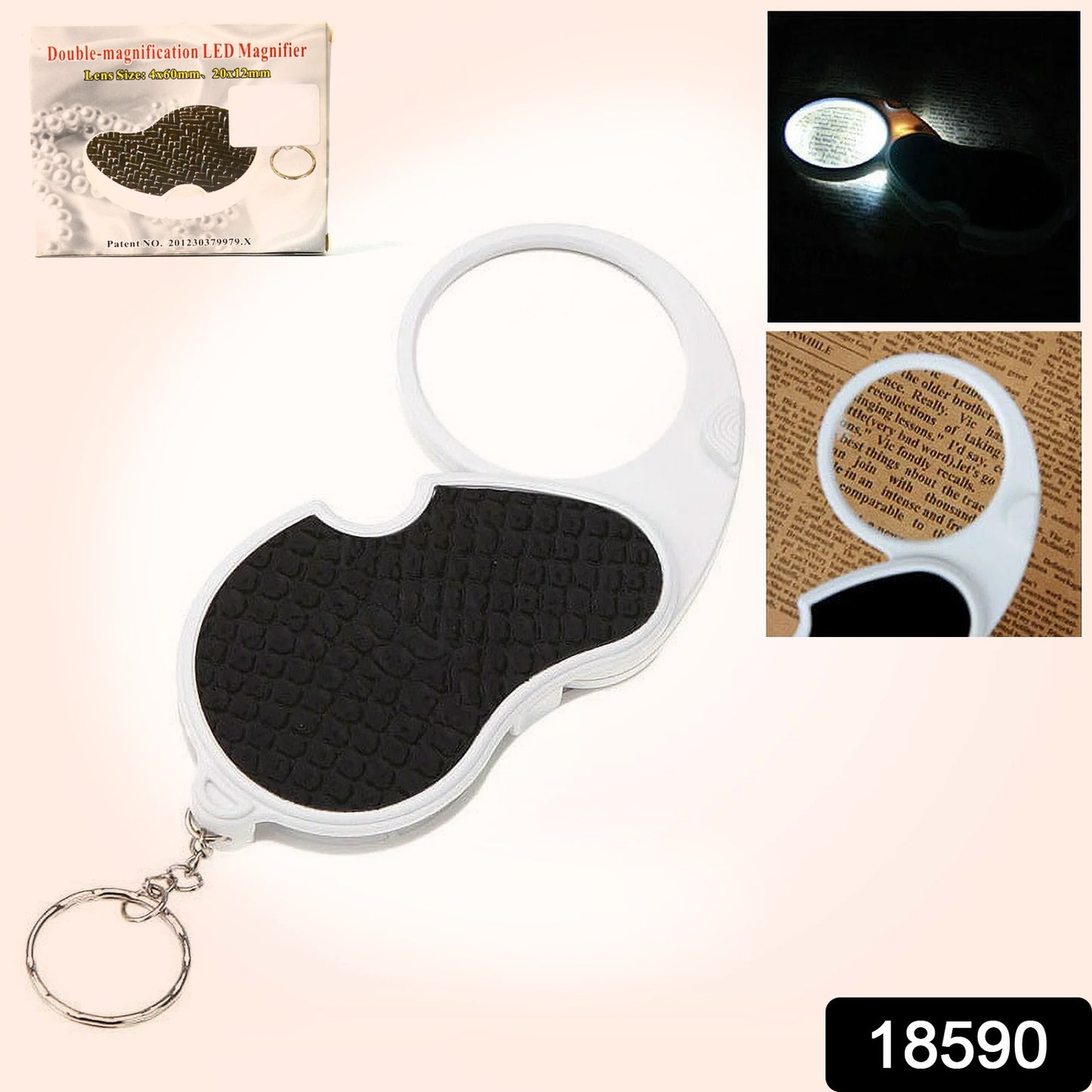 Double-magnification Led Magnifiers With Light (1 Pc Big)