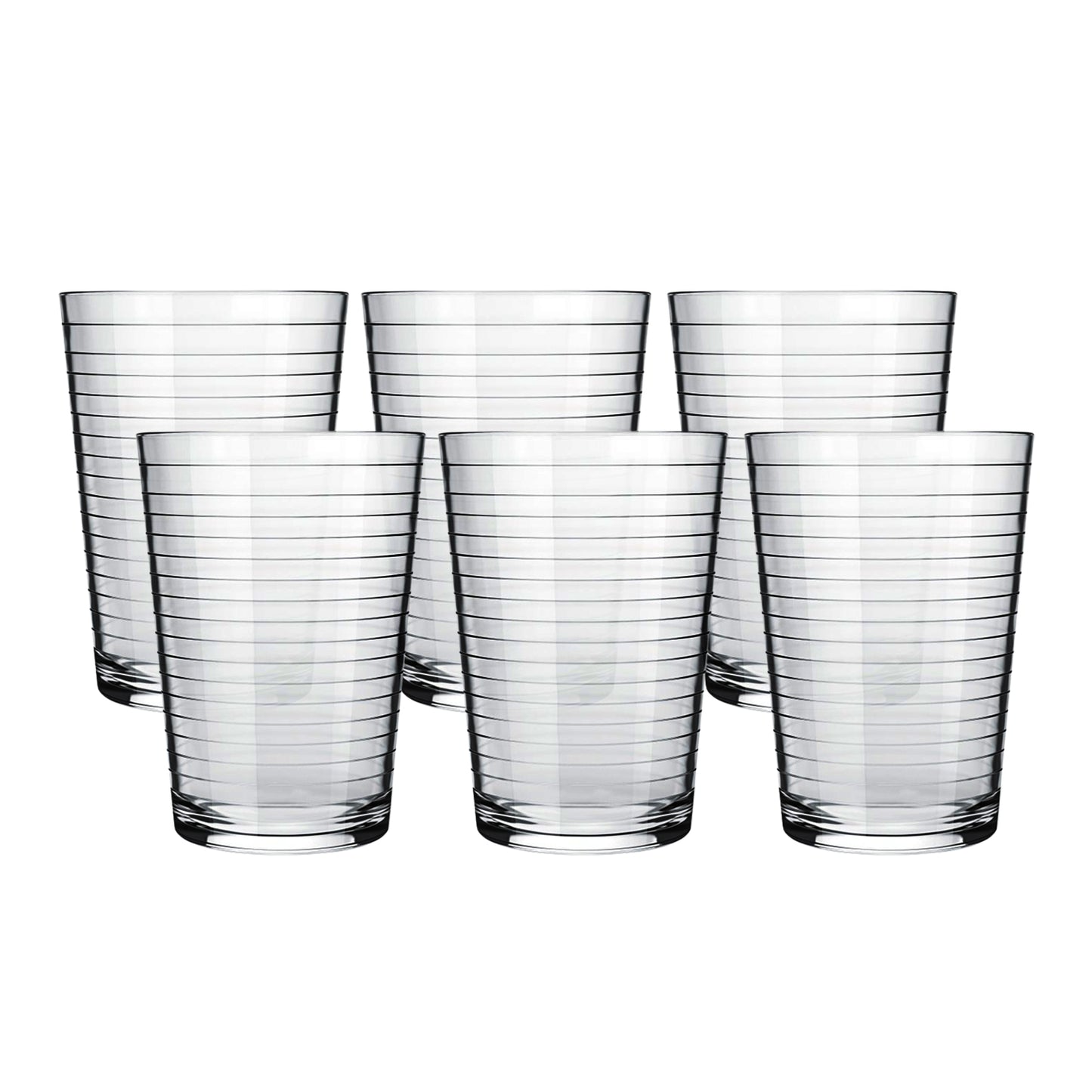 Apex Pyramid Ringo Plastic Glass 300ml Approx Durable Crystal-clear Tumbler