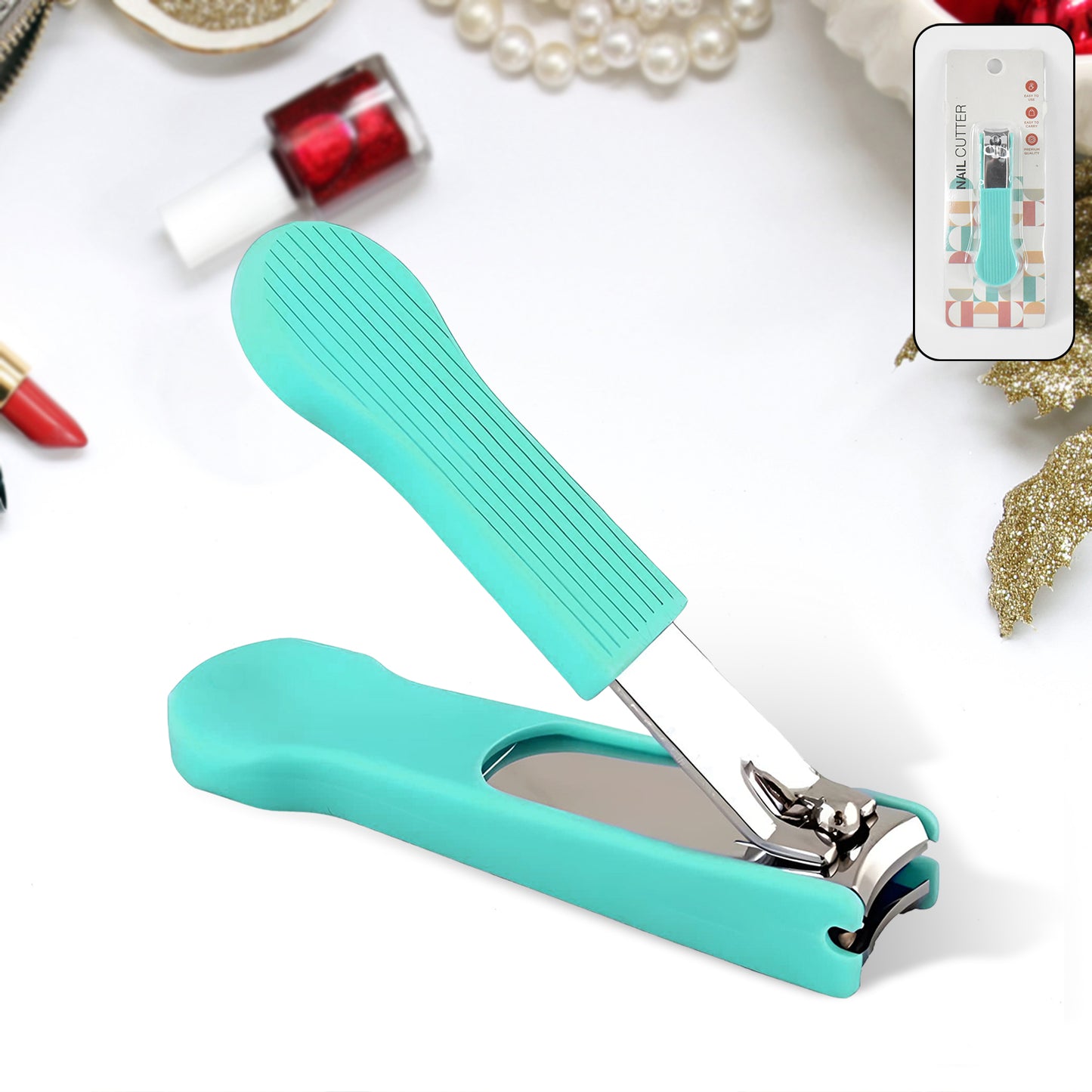 Nail Clippers Adult Nail Clippers Plastic Big Nail Clippers (1 Pc)