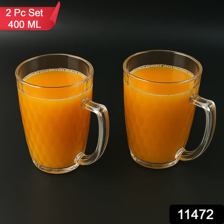 Apex Mocktail Mug Glass (2 Pc Set 400 Ml)