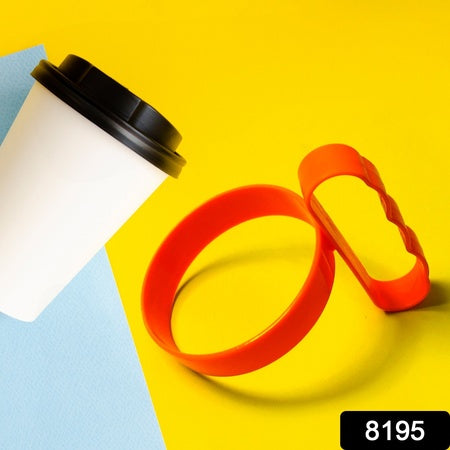 8195 Plastic Cup Tumbler Handle Anti Slip Travel Mug Grip Cupholder Cup Tumbler Accessories Lightweight Tumbler Holder Cup Handle (1 Pc)
