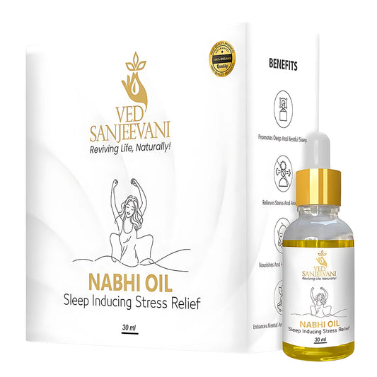 Ved Sanjeevani Nabhi Oil Sleep Inducing Stress Relief (30ml  1 Pc)