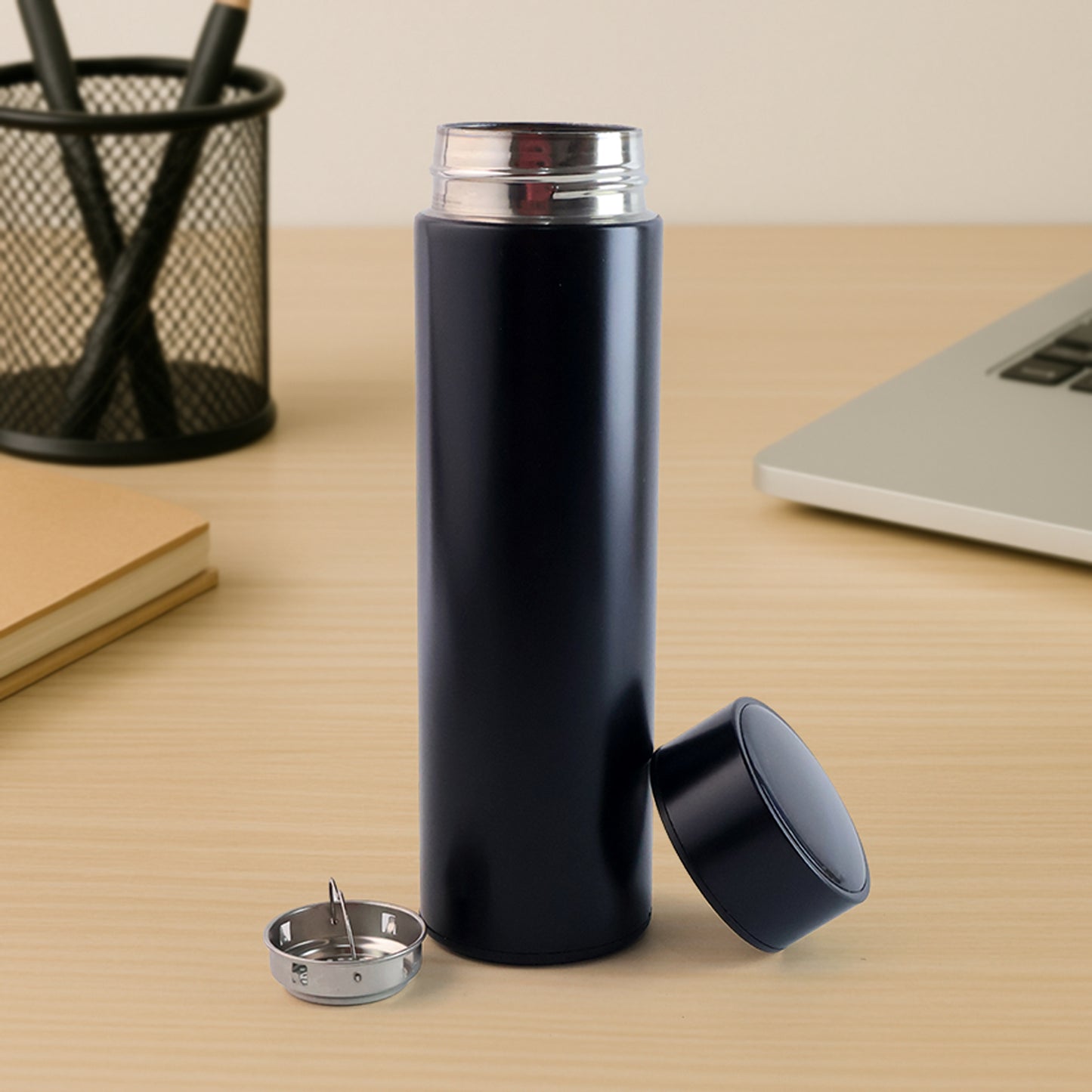 Black Vacuum Insulated Water Bottle (1 Pc 500ml)
