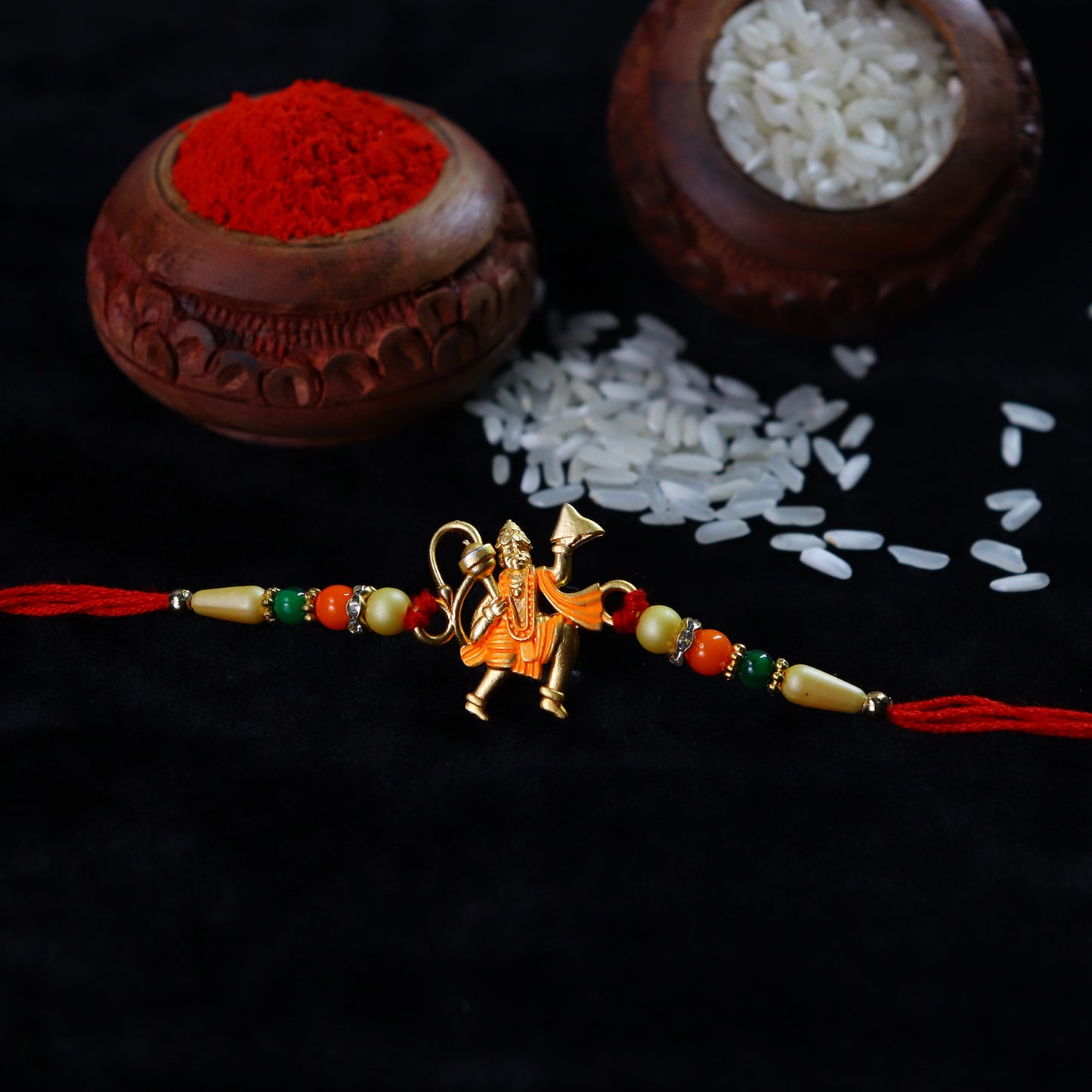 Hanumaan Ji Holding Dronagiri Mountain Rakhi