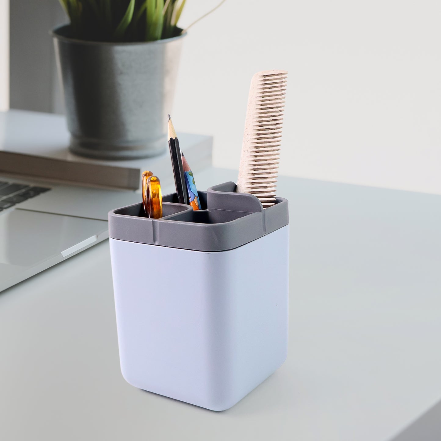 Multi-compartment Desk Organizer Utility Holder (1 Pc)