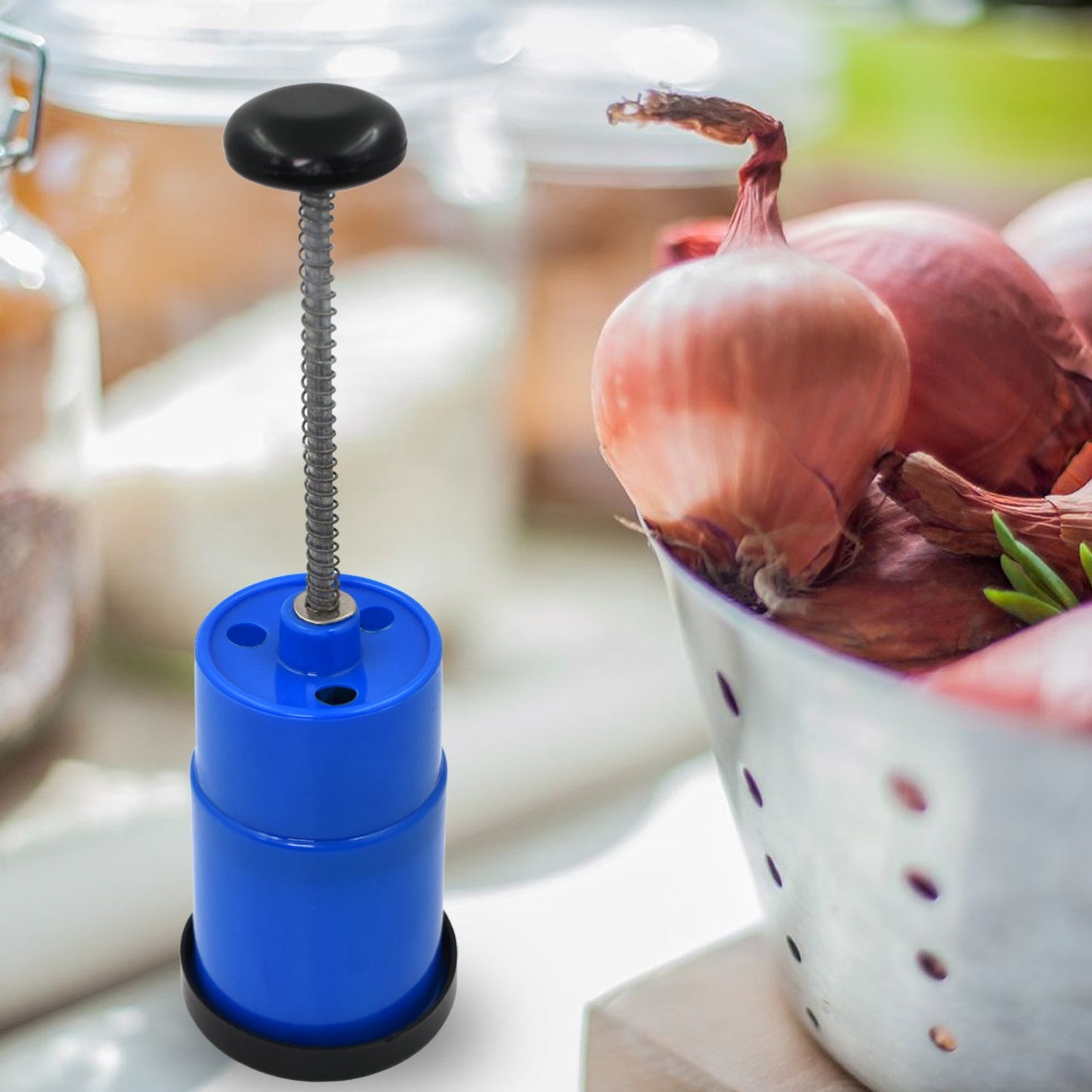Onion Vegetable Hand Press Cutting Chopper (1 Pc Mix Color)