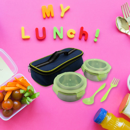 Airtight Leak Proof Stainless Steel Container Multi Compartment Lunch Box Carry To All Type Lunch In Lunch Box Premium Quality Lunch Box Ideal For Office School Kids Travelling Ideal (3 Different Lunch Box)