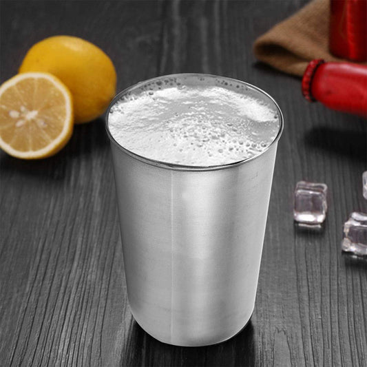 Small Stainless Steel Drinking Glass (1 Pc)