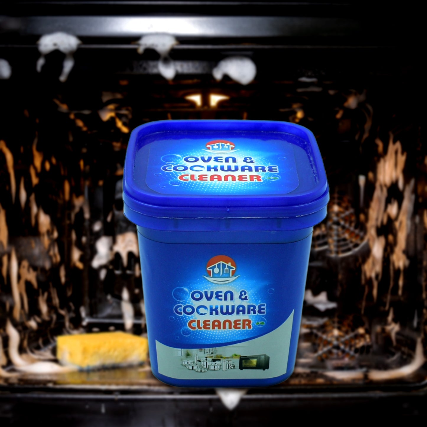 7264 Oven And Cookware Cleaner Oven And Cookware Cleaner Powder Stainless Steel Cleaning Powder Remove Stains From Pots Pans Multi-purpose Cleaner Removes Household Clean Universal Cleaning Powder For Removing Rust