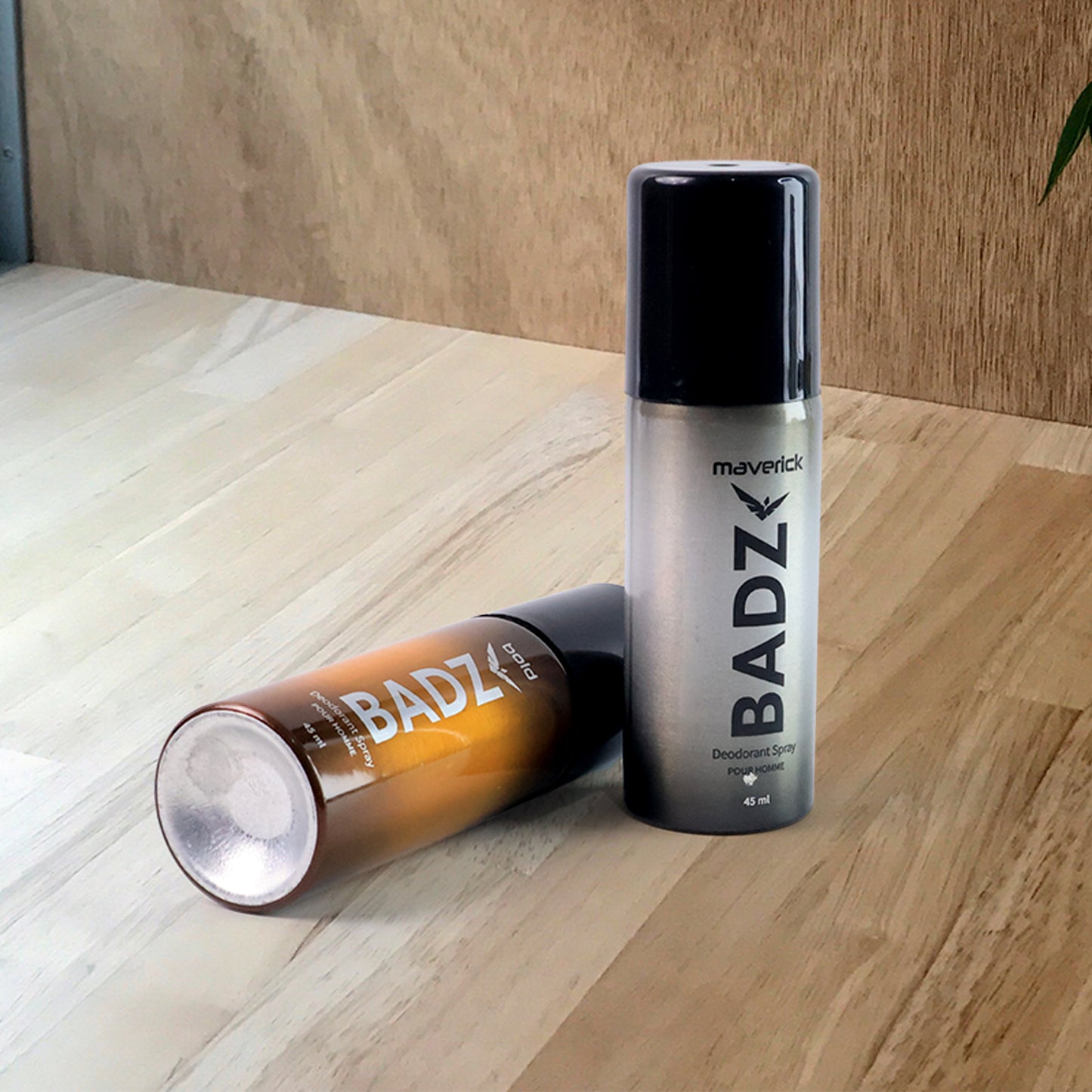 Badz Long-lasting Premium Deodorant Body Spray For Men (1 Pc Mixed Fragrance 45 Ml)
