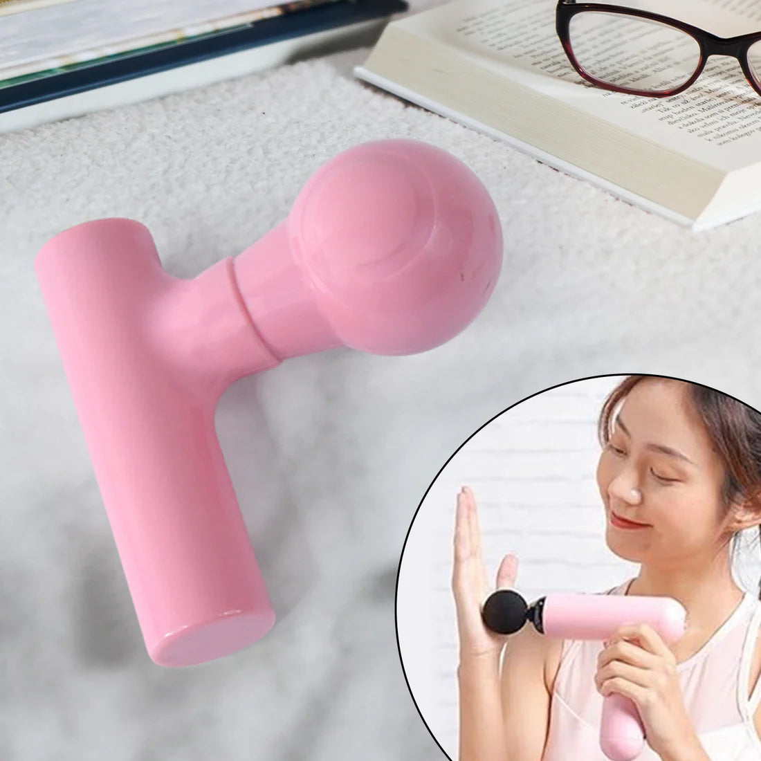 12673 Black Mini Pocket Size Vibrator Full Body Massager Cordless One Button Operation For Body Pain  Relaxation