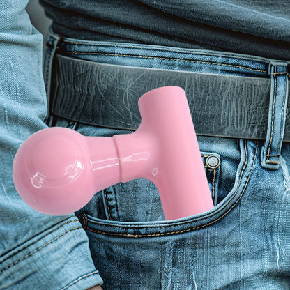 12673 Black Mini Pocket Size Vibrator Full Body Massager Cordless One Button Operation For Body Pain  Relaxation
