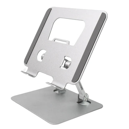 6946 360 Rotating Tablet Stand Metal Alloy Adjustable Height Rotation Bracket Suitable For Tablet Computers For Desk Ergonomic Foldable Metal Tablet Holdertabletsmobile Phones