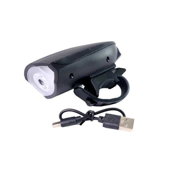 1718 Bicycle Horn With Led Light Work On Battery