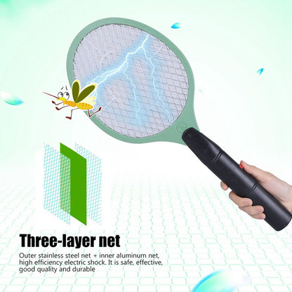 Mosquito Killer (Bat) Racket Rechargeable Handheld Electric Fly Swatter Mosquito Killer Racket Bat Electric Insect Killer (Quality Assured)