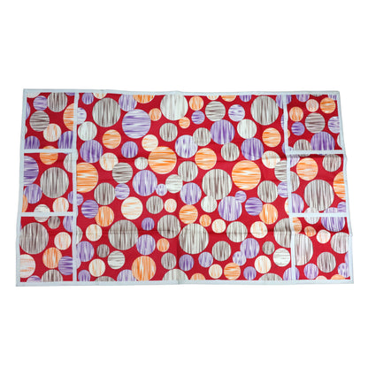 Refrigerator Top Cover With Side Pockets (100x60 Cm  1 Pc)