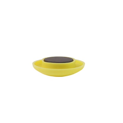 Yellow Board Magnets Circular Plastic Buttons (1 Pc)