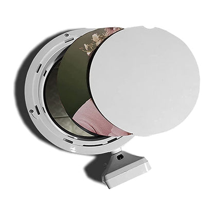 0860 Plastic 2 In 1 Mirror Come Photo Frame With Led Light