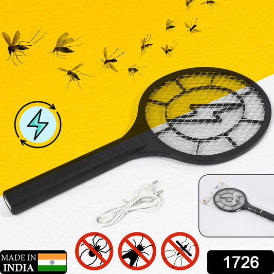 Mosquito Killer (Bat) Racket Rechargeable Handheld Electric Fly Swatter Mosquito Killer Racket Bat Electric Insect Killer (Quality Assured)