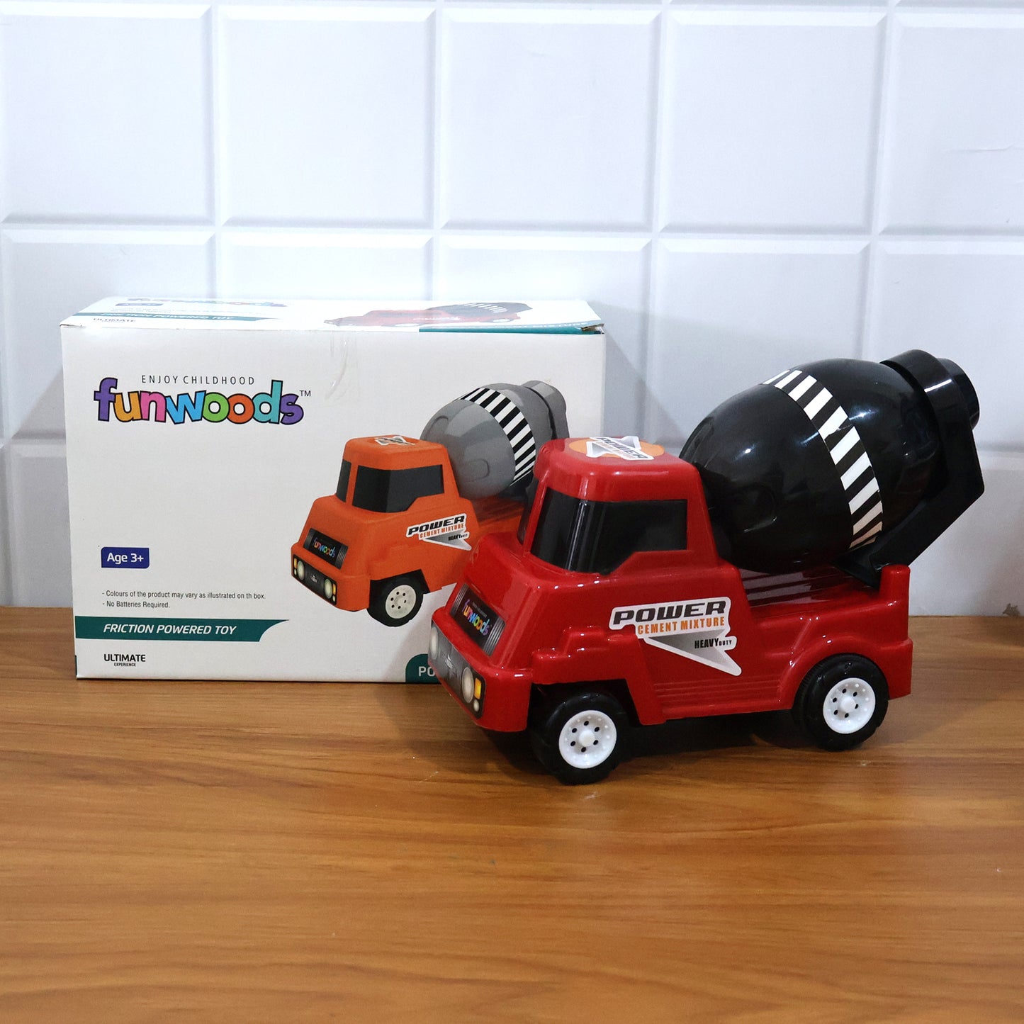 Funwoods Kids Power Cement Mixture Toy Truck - (1 Pc)