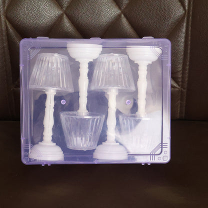 Led Crystal Table Lamps (4 Pc)
